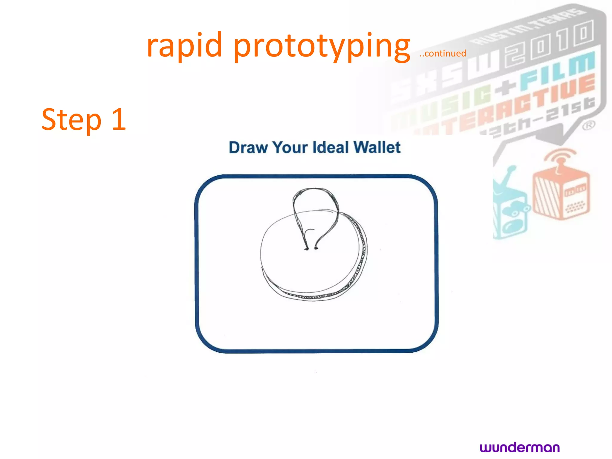 rapid prototyping   ..continued




Step 1
 