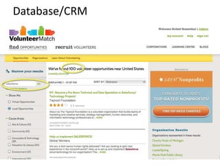 Database/CRM
 