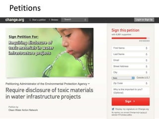 Petitions
 