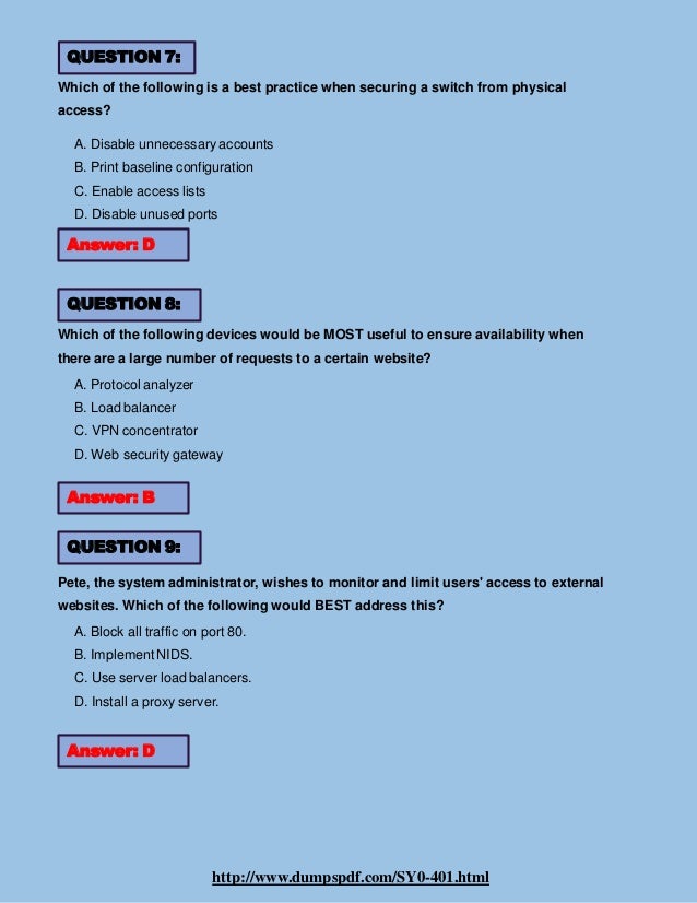 Pass4sure 401 Pass Guide