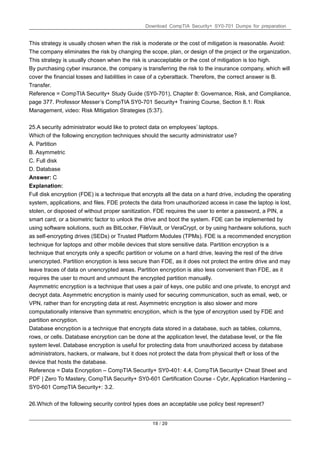 SY0-701 CompTIA Security+ PDF Questions 2025 | PDF