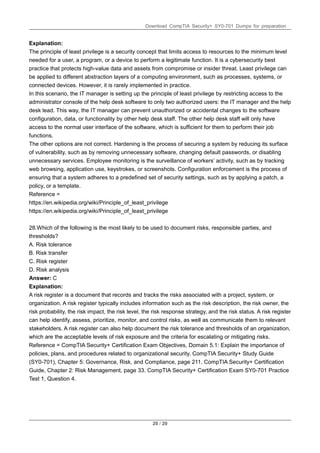 SY0-701 CompTIA Security+ PDF Questions 2025 | PDF