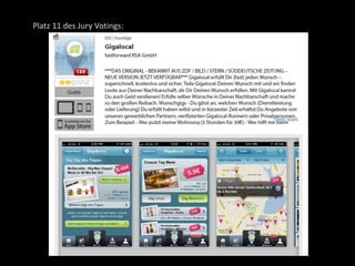 Platz 11 des Jury Votings:
 