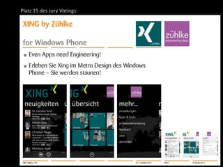 Platz 15 des Jury Votings:




                             8
 