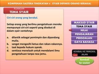 Syair Definisi Orang Berakal Pembacaan Syair Huraian Syair Dan Contoh