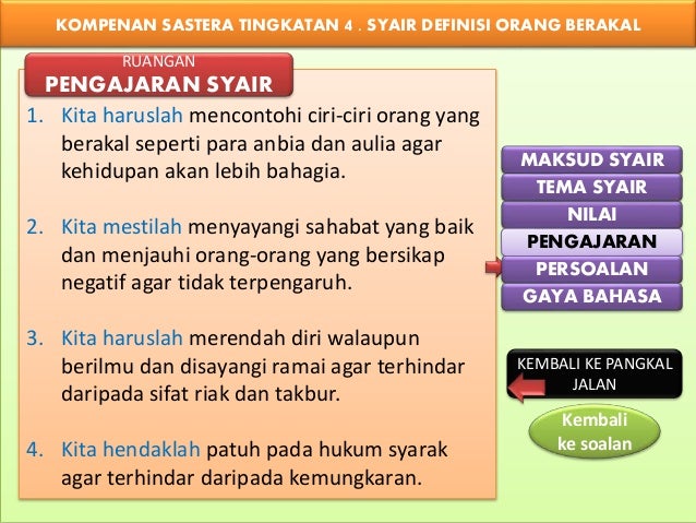 Contoh Soalan Dan Jawapan Syair Bidasari - Jiran