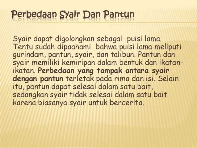 PPT Materi Menyimak Syair yang Diperdengarkan