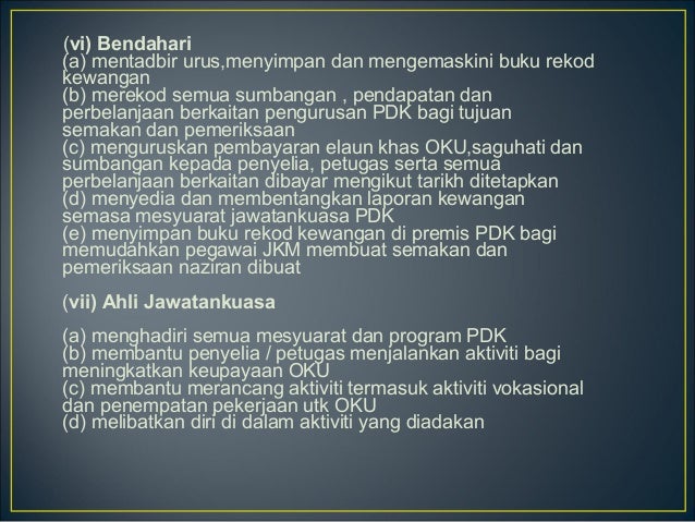 Syarat Penubuhan Pdk