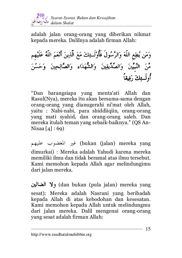 Syarat-Syarat, Rukun, dan Kewajiban dalam Shalat