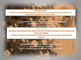 Syariah pembubaran perkahwinan.. | PPTX