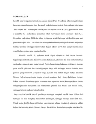 Syarif, dasar dasar konflik dan model resolusi konflik | PDF