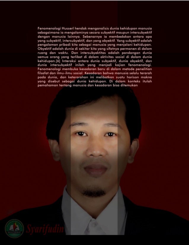 Syarifudin, fenomenologi