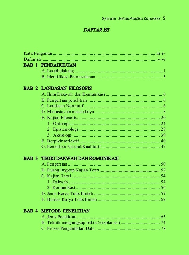 Syarifudin, metode penelitian komunikasi 2