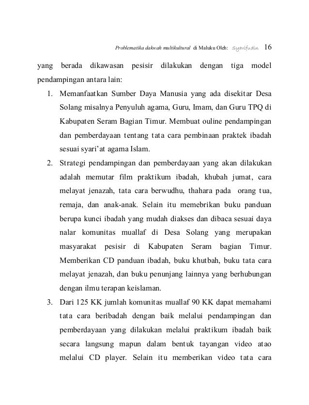 jumlah penduduk kabupaten seram bagian timur Syarifudin problematika dakwah di maluku
