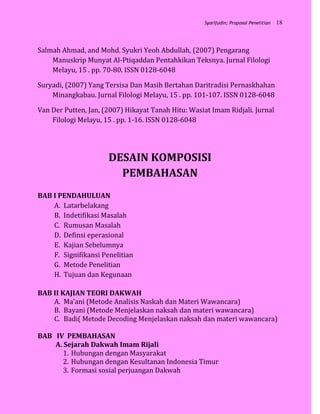 Imam Rijali Syarifudin, proposal pergerakan dakwah imam rijali | PDF