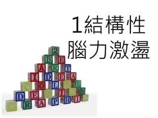 1結構性
腦力激盪
 