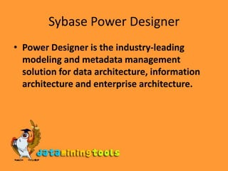Profitable and growingSybase is the largest global enterprise software company exclusively focused on managing and mobilizing information, from the data center to the point of action.