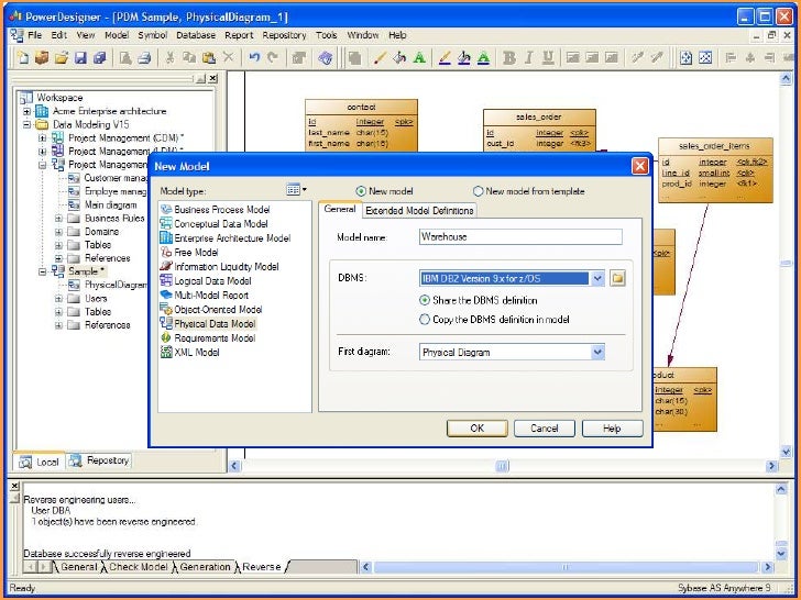 Powerdesigner support Powerdesigner support