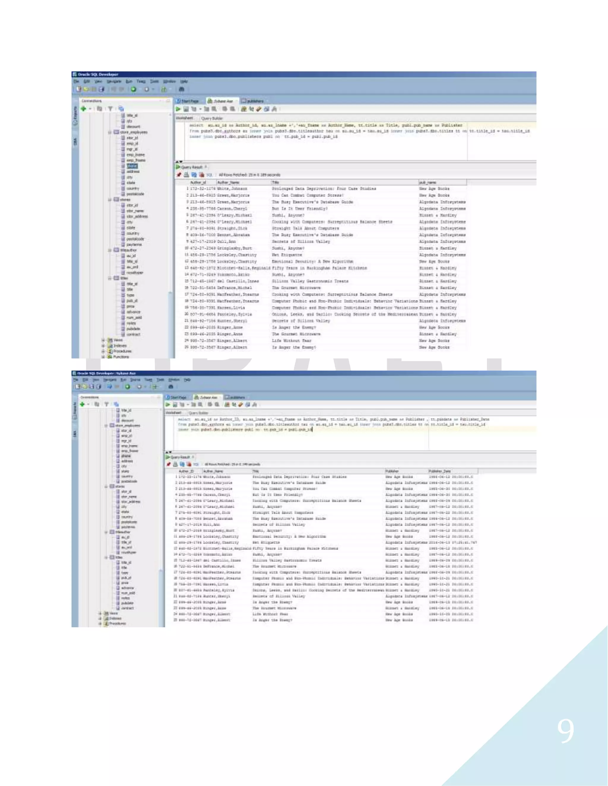 9 
Microsoft Visio 2010 
Oracle JDeveloper 12c 
 