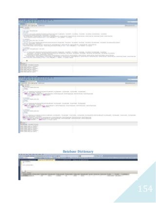 154 
Database Dictionary 
 