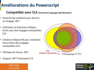S’assurer que les compétences  PowerBuilder seules sont suffisantes pour avancer.PowerBuilder Goals and Strategy