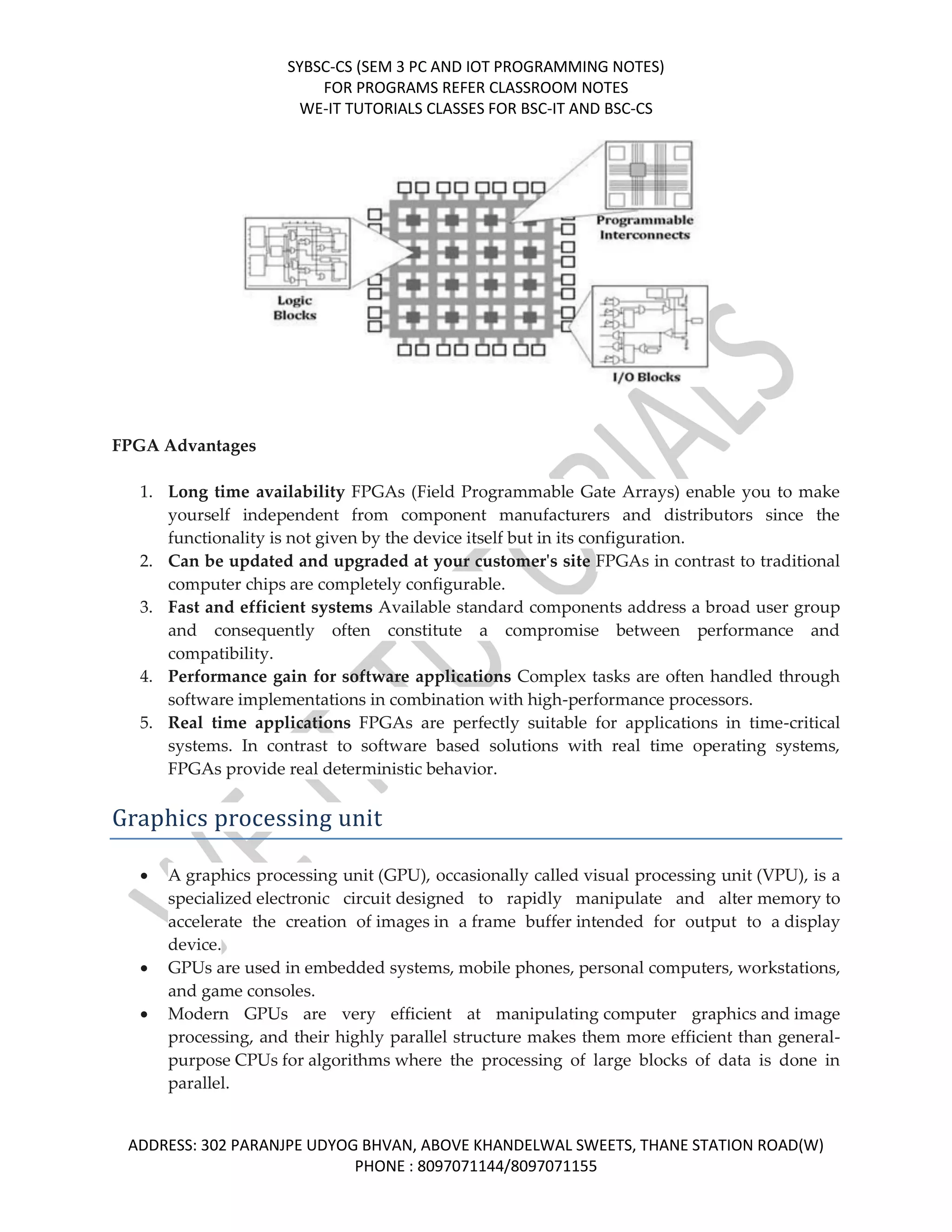 Sybsc cs sem 3 physical computing and iot programming unit 1 | PDF