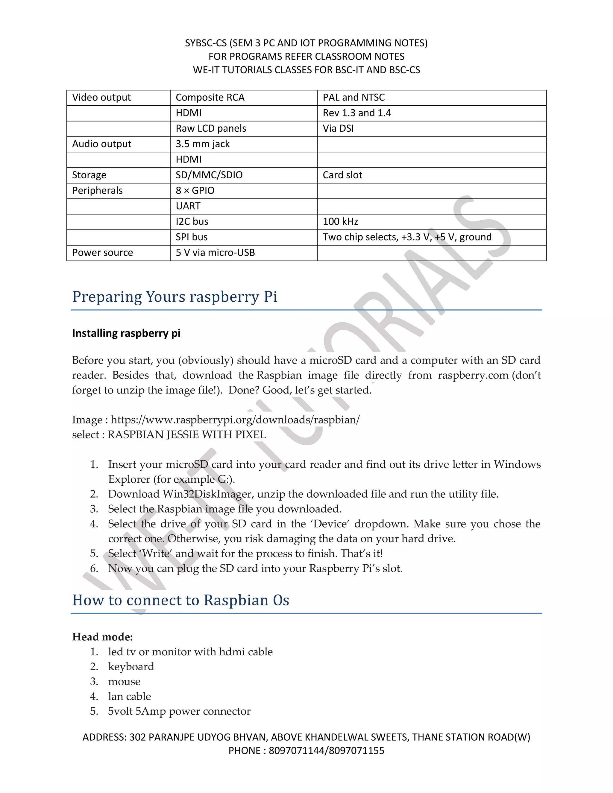 Sybsc cs sem 3 physical computing and iot programming unit 1 | PDF