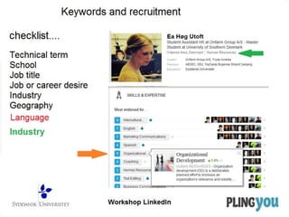 Workshop LinkedIn - international students - Denmark