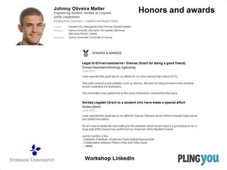 Workshop LinkedIn - international students - Denmark