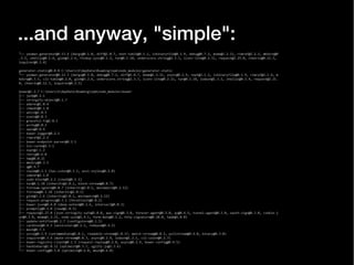 ...and anyway, "simple":

 