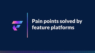 FeatureByte
Pain points solved by
feature platforms
 