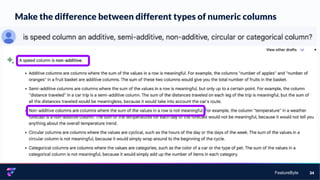 FeatureByte
Make the difference between different types of numeric columns
34
 