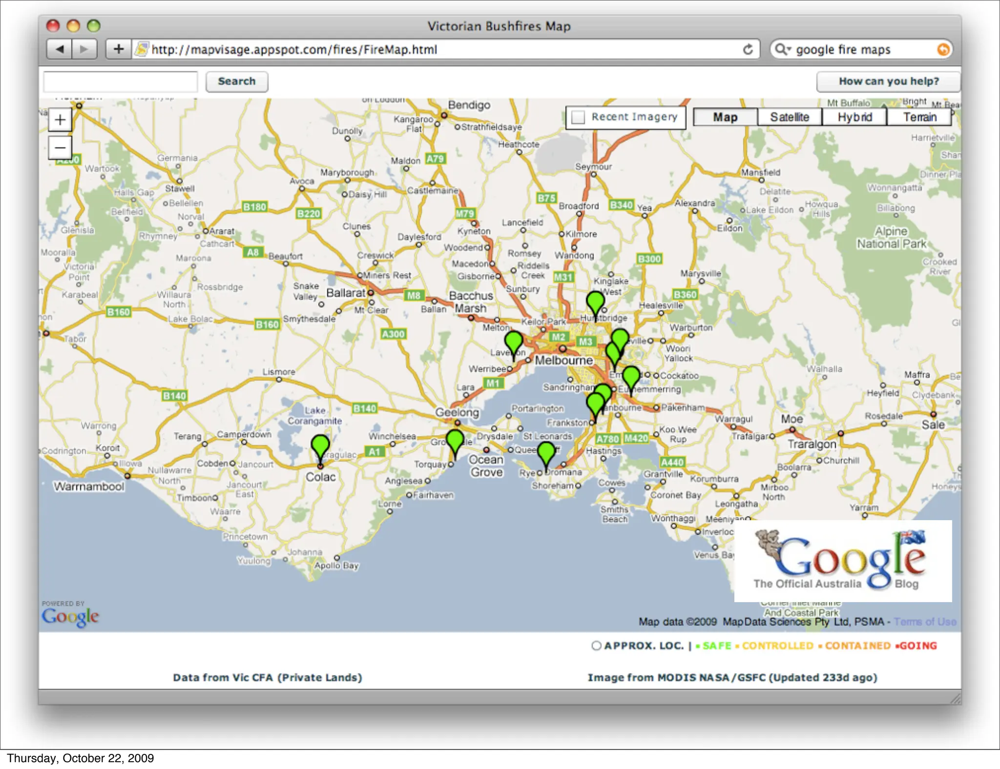 Thursday, October 22, 2009
 