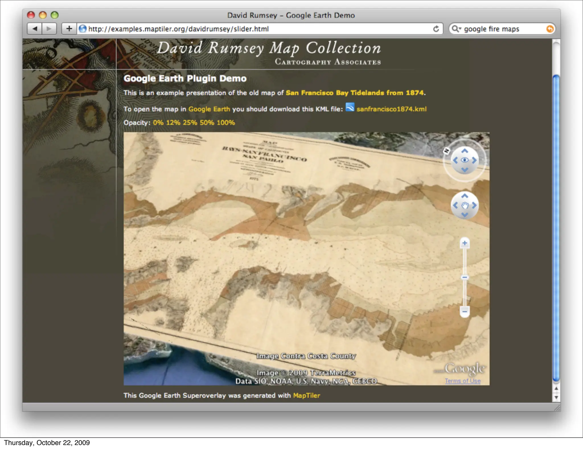 Thursday, October 22, 2009
 