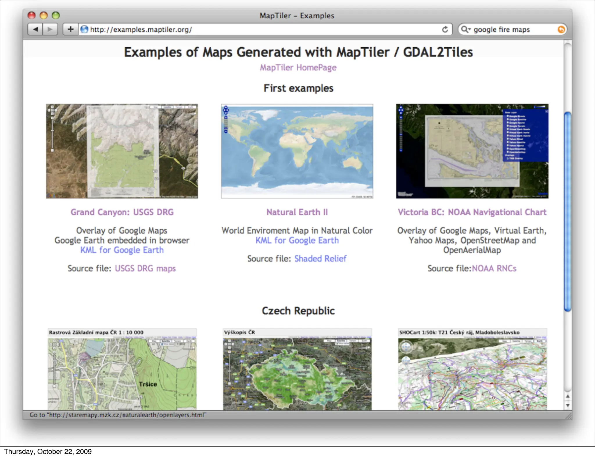 Thursday, October 22, 2009
 
