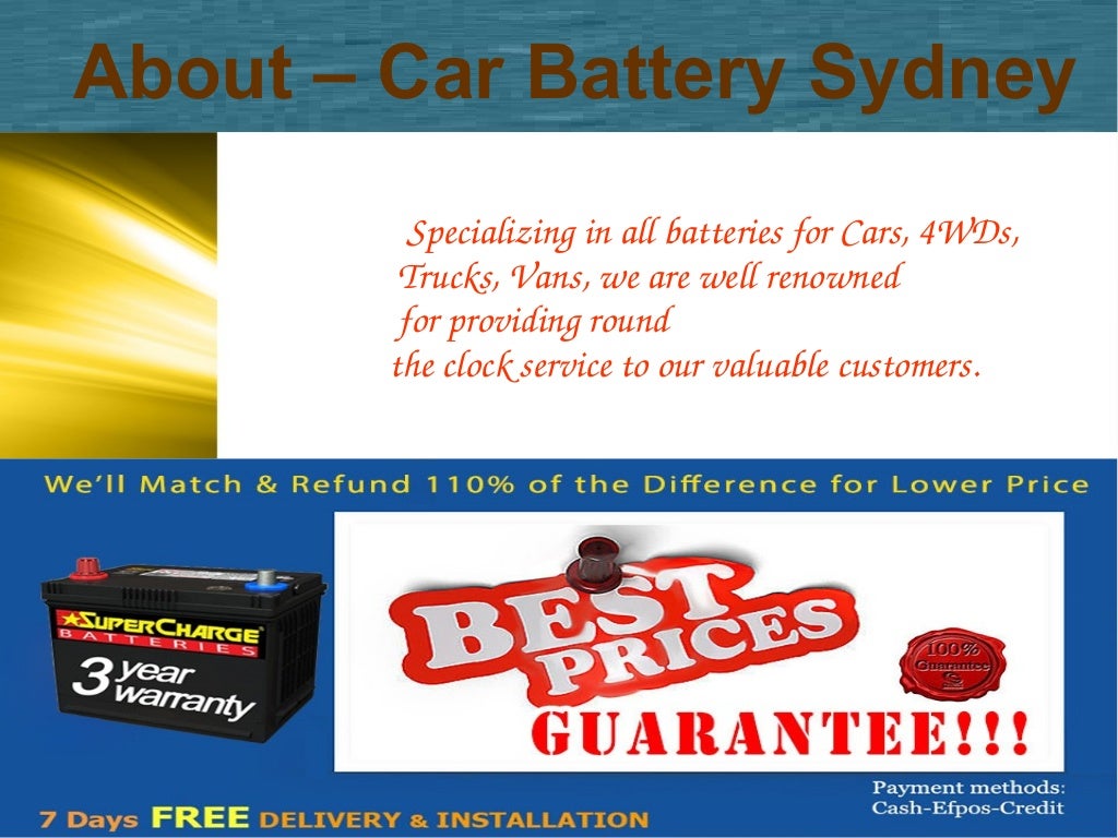 Sydney battery