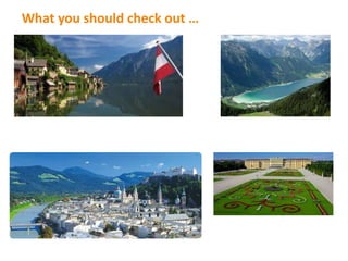 What you should check out …
 