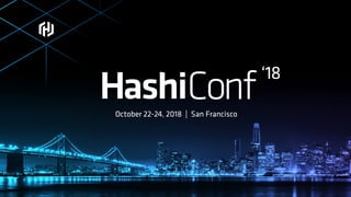October 22-24, 2018 | San Francisco
 