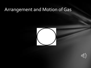 Arrangement and Motion of Gas

 
