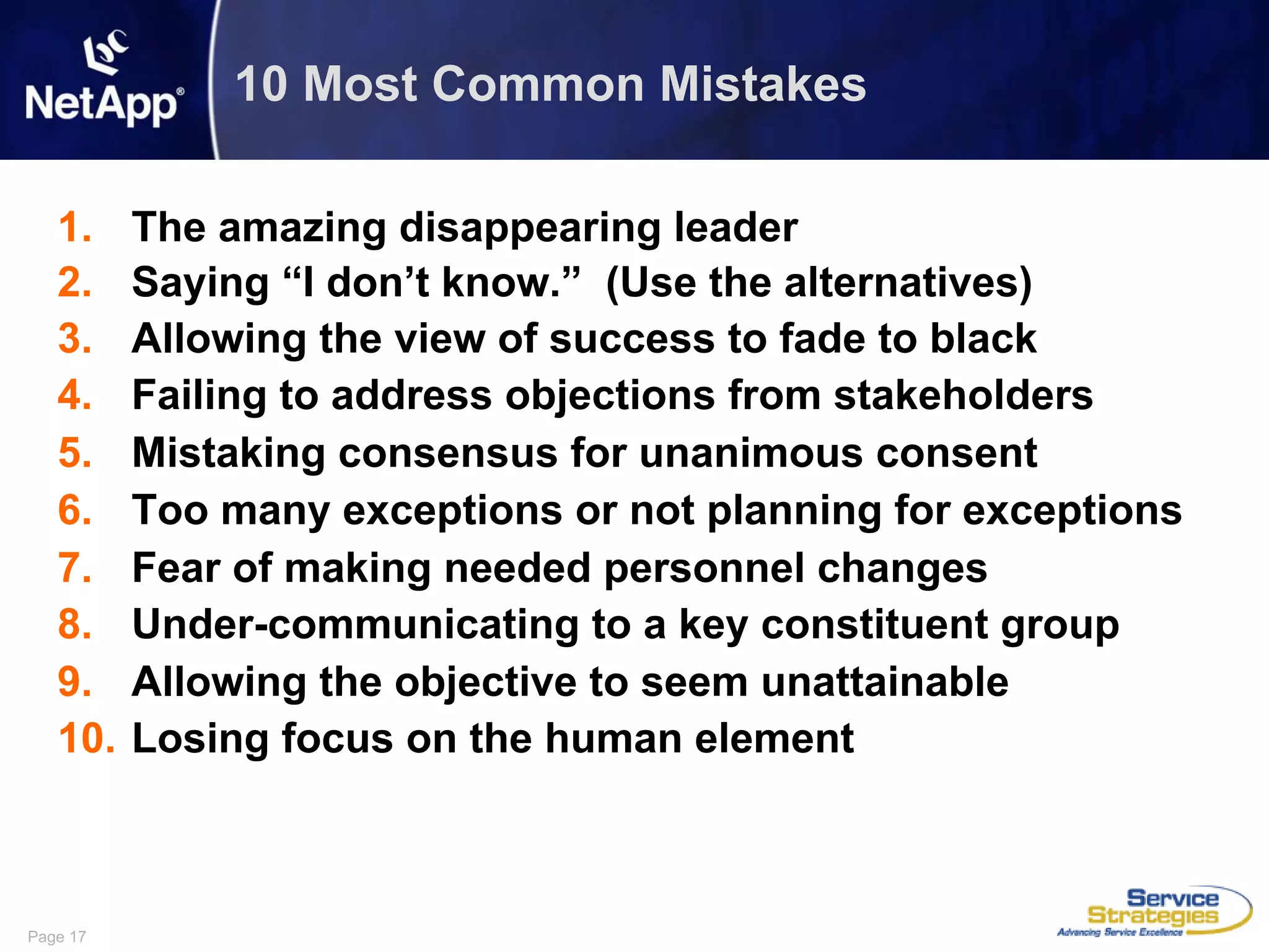 Surviving Huge Growth by Driving Huge Change