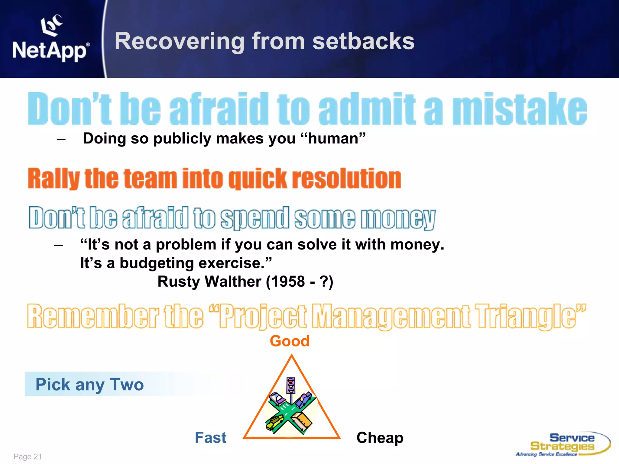 Surviving Huge Growth by Driving Huge Change