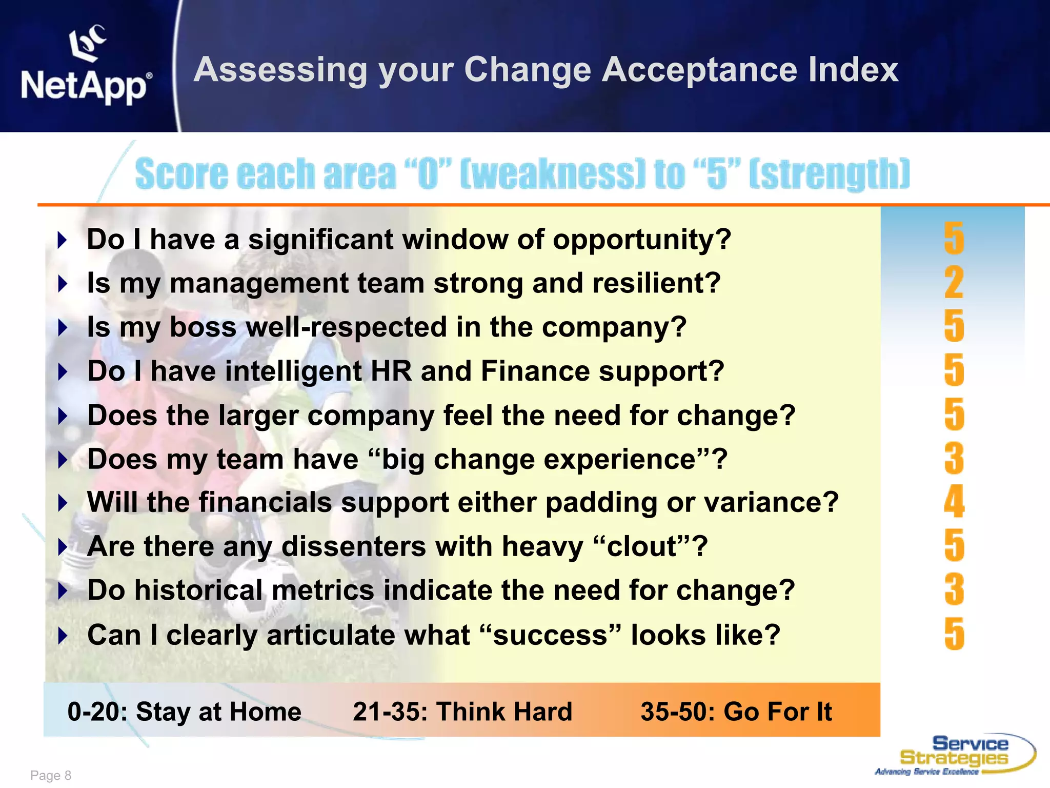 Surviving Huge Growth by Driving Huge Change