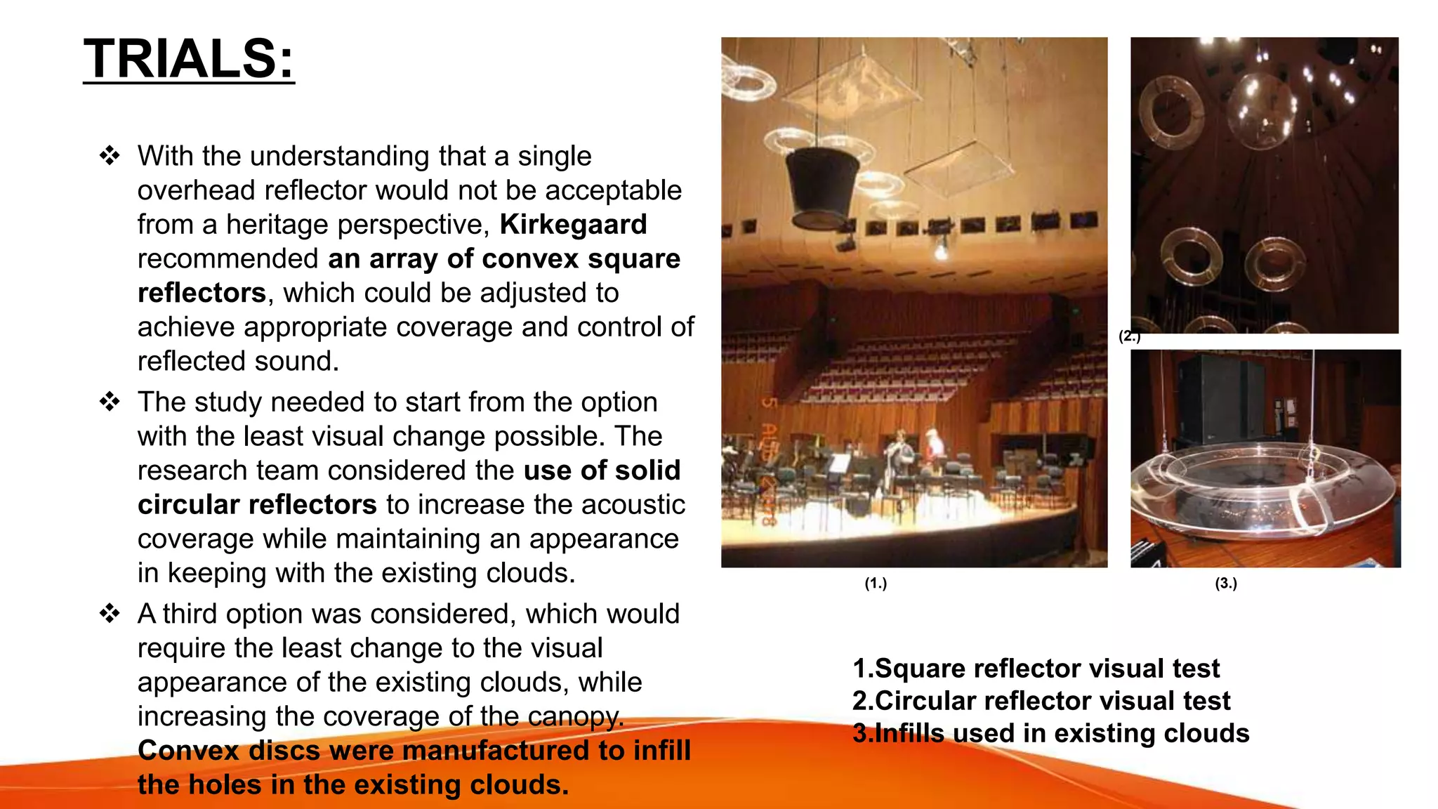 Sound Reflection Opera Sydney opera house acoustical features | PPTX