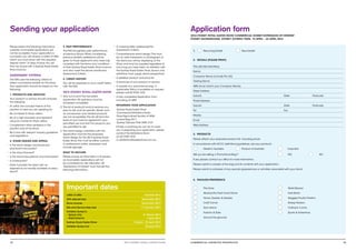 2 014 S y d n e y r oya l E a s t e r S h o w C o m m e r c i a l E x h i b i t o r P r o s p e c t u s 1312
1.	 ●	 Returning Exhibit	 ●	 New Exhibit
2. Details (Please Print)
Title (Mr/Mrs/Ms/Miss)
Name
Company Name (include Pty Ltd)
Trading Name
ABN (must match your Company Name)
Street Address
Suburb	 State	 Postcode
Postal Address
Suburb	 State	 Postcode
Tel		 Fax
Mobile
Email
Web Address
3. Products
Please attach your proposed product list, including prices.
In accordance with ACCC definitions/guidelines, are your products:
●	 Made In Australia	 ●	 Product of Australia	 ●	 Imported
Will you be selling a ‘Promotional Bag’? 		 ●	 YES ●	 NO
If yes, please contact our office for more information.
Please submit a sample of the bag and its contents with your application.
Please submit a schedule of any special appearances or activities associated with your stand.
4. Pavilion Preference
●	 The Zone
●	 Woolworths Fresh Food Dome
●	 Home, Garden  Lifestyle
●	 Craft Corner
●	 Tech Arena
●	 Fashion  Style
●	 Around the grounds
●	 World Bazaar
●	 Kids World
●	 Steggles Poultry Pavilion
●	 Sheep Pavilion
●	 Outback Corner
●	 Sports  Adventure
Application form
2014 Sydney Royal Easter Show Commercial Exhibit Expression of Interest
Sydney Showground, Sydney Olympic Park, 10 April – 23 April 2014
Sending your application
Please review the following instructions
carefully. Incomplete applications will
not be accepted. If your application is
successful, you will receive a Letter of Offer
which you must return with the required
deposit within 14 days of issue.You will
then be issued with a Sydney Royal Easter
Show Licence.
Assessment Criteria
The RAS uses the following criteria to
select commercial exhibits for the Show.
Your application should be based on the
following:
1. Products and services
Your product or service should comprise
the following:
•• Fit within the concept theme of the
pavilion or area you are applying for
•• Be of interest to Show visitors
•• Be of a high standard and represent
value for money for Show visitors
•• Complement other exhibitors in the
pavilion and at the Show
•• Be in line with relevant industry guidelines
and legislations
2. Stand Design and Appeal
•• Is the stand design functional and
practical to the public?
•• Is the stand themed?
•• Is the stand educational and informative?
•• Is it interactive?
•• Does it provide the visitor with an
experience not readily available at every
stand?
3. Past Performance
The RAS recognises past performance
at previous Shows.When considering
previous exhibits, preference will be
given to those applicants who have fully
complied with the terms and conditions
of their Sydney Royal Easter Show Licence
and who meet the above mentioned
Assessment Criteria.
4. Credit History
You will be assessed on your credit history
with the RAS.
2014 Sydney Royal Easter Show
1.	Tear out or print the two-sided
application.All questions must be
answered completely.
2.	The list of products and/or services you
plan to sell must be specific.Words such
as ‘accessories’ and ‘related products’
are not acceptable.This list will form the
basis of your Licence agreement, your
permitted use and limit the products you
are permitted to sell.
3.	The stand design submitted with this
application must be the proposed
stand design for the 2014 Sydney Royal
Easter Show.This must be either a photo
or professional artistic impression and
include signage.
What to Include
Please ensure all information is enclosed,
as incomplete applications will not
be considered for site allocation.All
‘Expressions of Interest’ must include the
following information:
•• A covering letter addressing the
Assessment Criteria
•• Comprehensive stand design.This must
be an artist impression or photograph of
the stand you will be displaying at the
Show and must be supplied regardless of
how long you have been an exhibitor with
the Sydney Royal Easter Show. Space only
exhibitors must supply stand perspectives
•• A detailed product and price list
•• A brochure of your product or service
•• A sample of a ‘promotional bag’, if
applicable. Policy is available on request,
please call 02 9704 1470
•• A fully completed Application Form
including an ABN
Returning Your Application
	 Sydney Royal Easter Show
	 Commercial Exhibitions Team
	 Royal Agricultural Society of NSW
	Locked Bag 4317
	 Sydney Olympic Park NSW 2127
If there is anything we can do to assist
you in preparing your application please
contact the Exhibitions Team
on 02 9704 1470
or exhibitions@eastershow.com.au
Important dates
Letter of offer 	 October 2013
35% deposit due 	 November 2013
Show License 	 December 2013
Site and Service fees due 	 17 January 2014
Exhibitor Bump-In
– Space only 	 31 March 2014
– Shell Scheme 	 7 April 2014
Sydney Royal Easter Show	 10 April – 23 April 2014
Exhibitor Bump-Out 	 24 April 2014
 