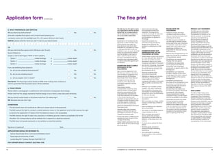 2 014 S y d n e y r oya l E a s t e r S h o w C o m m e r c i a l E x h i b i t o r P r o s p e c t u s 1514
5. Space preferences and services
Will your stand be shell scheme?				 ●	 Yes		●	 No
(Includes carpeted floor space, wall, a fascia board bearing your
‑company name, and two spotlights per 3m x 3m space. Minimum size 9 sqm)
Fascia: please write the name you wish to see on your fascia board
■■■■■■■■■■■■■■■■■■■■■■■■■■■■■■
OR
Will your stand be floor space only? (Minimum size 18 sqm)		●	 Yes		●	 No
Space Preference
Length of stand (frontage) x Width of stand (depth)
	 Option 1 ________________________ metres frontage	 x –––––––––––––––––––––metres depth
	 Option 2 ________________________ metres frontage	 x –––––––––––––––––––––metres depth
	 Option 3 ________________________ metres frontage	 x –––––––––––––––––––––metres depth
If you are exhibiting food products:
	 a. will you be sampling food products?		●	 Yes		●	 No
	 b. will you be sampling liquor?	 			 ●	 Yes		●	 No
	 c. will you require a sink or basin? 			 ●	 Yes		●	 No
Disclaimer: The Royal Agricultural Society of NSW, while making every endeavour,
cannot guarantee that requested space will be available.
6. Stand design
Please attach a photograph or professional artist impression of proposed stand design.
Please note that this design represents the final design of your stand, unless discussed otherwise.
Will your stand involve towers or structures more than 2.4 metres high? 		 ●	 Yes		●	 No
NB: Standard sites are 2.4m high
Conditions
•• This document does not constitute an offer but is issued only to invite proposals
•• The RAS reserves the right to conduct a credit reference check on the applicant and the RAS reserves the right
to decline the application if it deems that the reference check is not acceptable
•• The RAS reserves the right to reject any proposal on whatever grounds it deems acceptable at its entire
discretion. No correspondence will be entered into in respect to a declined proposal
•• The RAS does not provide exclusivity to any exhibitor or potential exhibitor
Signature of applicant			 Date
Applications should be returned to:
	 Sydney Royal Easter Show Commercial Exhibitions Team
	 Royal Agricultural Society of NSW
	Locked Bag 4317 Sydney Olympic Park NSW 2127
For further details contact (02) 9704 1470
Application form (continued)
The RAS reserves the right to reject
any applications with the decision
being final. No correspondence
will be entered into in respect to
any unsuccessful application.
Payment
If payment is not received by the
due date or within fourteen days
of the Licence issue date, the
Show Licence may at any time
thereafter be cancelled by notice
in writing by the RAS to such an
exhibitor. In such an event all rental
previously paid shall be forfeited
and the exhibitor shall have no
claim under the Show Licence,
but such cancellation shall not
prejudice any antecedent rights
or claims by the RAS against such
an exhibitor.
Exhibitors Must Comply
With Each Of The
Following:
•• Sign a Licence Agreement with
the RAS and adhere to the terms
and conditions contained in this
Licence and the 2014 Sydney
Royal Easter Show Event Manual
•• Comply at all times with the
provisions of the Work Health
and Safety Legislation and fire
regulations
•• Have proper workers
compensation insurance, have
paid all workers compensation
premiums associated with the
work performed, checked that
their subcontractors are classified
in the correct industry, have
declared an appropriate amount
of wages for their insurance cover
and have signed a statement
that all workers compensation
premiums applicable for that work
have been paid
•• Operate within their Licensed
space at all times and are not
permitted to encroach on space
outside the Licensed area
•• Ensure their stand is staffed for the
operational hours of each of the
14 days of the Show
•• Obtain written permission from the
RAS to distribute promotional bags
from their stand
•• Submit promotional bags
and proposed contents for
inspection.The bag and its
contents must meet all state and
Federal Statutory Regulations
and Guidelines as applied to
Showbags
•• Ensure the contents of a
promotional bag are directly
related to the products the
exhibitor is marketing from their
stand
Exhibitors Must Not
Undertake Any Of The
Following Actions:
•• Sublet, assign or grant any Licence
or in any way part with, divide or
allocate any portion of space
allocated to them to any other
company, sole trader or third party
•• Use the term ‘Showbag’. Showbags
are only permitted to be sold by
tenured Showbag operators that
are Licensed to do so
•• Pack the contents of the
promotional bag onsite
•• Distribute or display any circulars,
advertising, or photographic
matter relating to any other
company, sole trader or third party
without written consent from the
RAS
•• Distribute any handbills, printed
matter or any other material for
their company or business from
any location on the Showground
except from within the boundaries
of their own stand(s)
•• Give away stickers of any
description
•• Sell or promote any ‘bingo’, instant
money or similar type of ticket at
any time
•• Have fundraising coin collection
tins on their stand
•• Give away or sell inflated balloons
unless Licensed to do so
•• Sell or promote any product/
service, which has not been
approved by the RAS under the
definition of Permitted Use in the
Licence
•• Increase prices during the Show
period
•• Promote goods, services or
products through misleading
advertising
•• Act unethically or unseemly
towards patrons, other exhibitors
or RAS staff
Please Note The
Following:
•• Failure to comply with these
conditions may result in stand
closure and future exclusion from
exhibiting at the Show
•• The RAS accepts no liability for
any damage to exhibits caused
by loss due to fire, acts of terrorism
or vandalism, water, theft, storms,
strikes, riots or any other cause
whatsoever. Exhibitors are
responsible for their own security
and insurance
•• RAS security arrangements do not
extend to include the surveillance
of the exhibitors’ stands
•• All exhibitors are responsible for
insuring their own goods
•• All exhibitors are responsible
for any personal accident to
themselves, their employees,
contractors or agents whilst on the
Showground
•• All exhibitors must indemnify
the RAS in respect to any claim
made against the RAS in respect
to their activities at the Sydney
Showground
•• All exhibits and temporary
structures at the Showground must
be erected in compliance with
Federal Disability discrimination
Act (DDA) the NSW Anti-
Discrimination Act (ADA) and
the relevant Australian Standards
including AS 1428. Disabled
Access requirements include
compliant ramps, counter height
and full accessibility to the space
•• All erected structures two stories
or more, temporary seating,
structures, tents or fencing,
platforms and stages of any kind
must be inspected and certified
by a structural engineer prior to
occupation with documentation
received by the Exhibitions Team
prior to opening of the Show
Privacy Act Statement
The RAS uses the information
provided by you pursuant to
this Expression of Interest for the
primary purpose of processing,
assessing and determining
the occupancy of space at
Sydney Showground for the
Sydney Royal Easter Show.Any
information given pursuant to
the documents lodged could be
deemed personal information and
accordingly is governed by the
Privacy Legislation.Any information
lodged with the RAS will remain
confidential at all times except for
disclosure which you may have
consented to or which is otherwise
required by law.We may pass your
information onto any Operational
Service Providers or such other
persons the RAS deems helpful in
enabling the successful applicant
to adhere to the Sydney Royal
Easter Show Licence and perform
the Permitted Use.You may request
access to your information and
request that it be corrected at
any time. If you wish to correct or
request access to your information
or elect to stop this information
being passed on as stated above,
please contact the Exhibitions
Executive at the RAS, Locked Bag
4317, Sydney Olympic Park NSW
2127.
Disclaimer
The RAS of NSW makes every
effort to ensure the information
contained in this Commercial
Exhibitor Prospectus is true and
correct at the time of publication
however some information may be
incorrect or may have changed
since publication. Information
regarding Sponsors and/or other
third parties and the respective
pavilion names contained in
this publication are subject to
change or update without notice
from time to time.The RAS of NSW
cannot guarantee and assumes
no legal liability or responsibility
for the accuracy, currency or
completeness of the information.
The fine print
 