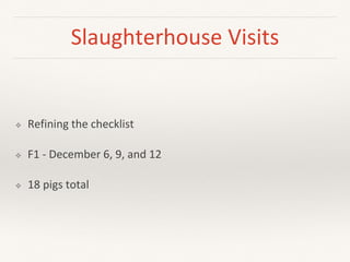 SafePork Vietnam: Slaughterhouse intervention and risk communication survey