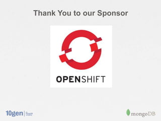 Thank You to our Sponsor
 