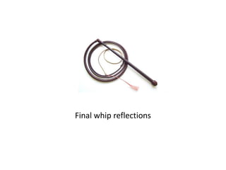 Final whip reflections
 