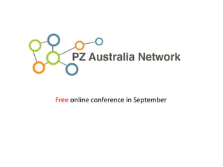 Free online conference in September
 