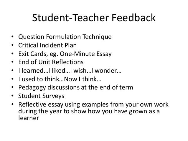 formative essay
